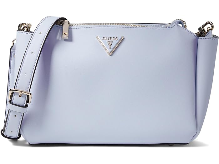 () QX fB[X gv Rp[gg gbv Wbv NX{fB GUESS women GUESS Iwona Triple Compartment Top Zip Crossbody Sky Blue