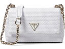 () QX fB[X Ro[`u NX{fB tbv GUESS women GUESS Etel Convertible Crossbody Flap White