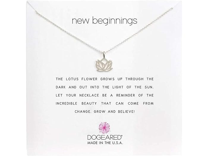 ドギャード (取寄) ドギャード レディース ニュー ビギニングス ライジング ロータス ネックレス Dogeared women Dogeared New Beginnings Rising Lotus Necklace Gold