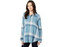 () bL[uh fB[X `jbN vCh Vc Lucky Brand women Lucky Brand Tunic Plaid Shirt Blue Plaid