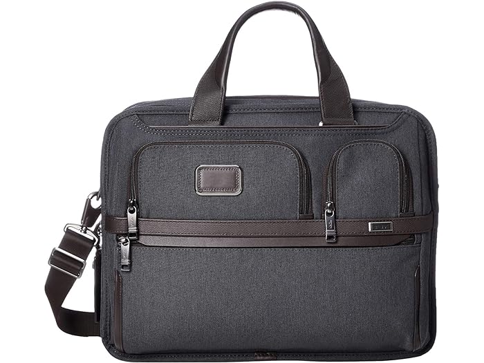 ブリーフケース (取寄) トゥミ アルファ 3 エクスパンダブル オーガナザー ラップトップ ブリーフ Tumi Tumi Alpha 3 Expandable Organizer Laptop Brief Anthracite