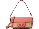 () ANC fB[X E/W Xg[ tbv Anne Klein women Anne Klein Anne Klein E/W Straw Flap Shoulderbag Ocean Coral/Straw