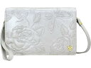 () AkVJ fB[X 4 C 1 I[KiU[ NX{fB - 711 Anuschka women Anuschka 4 in 1 Organizer Crossbody - 711 Tooled rose Pearl White