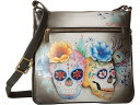 () AkVJ fB[X GNXp_u gx NX{fB 550 Anuschka women Anuschka Expandable Travel Crossbody 550 Calaveras de Azcar