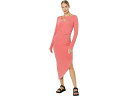 () ThC fB[X h[v JbgAEg hX SUNDRY women SUNDRY Drape Cutout Dress Pigment Cherry