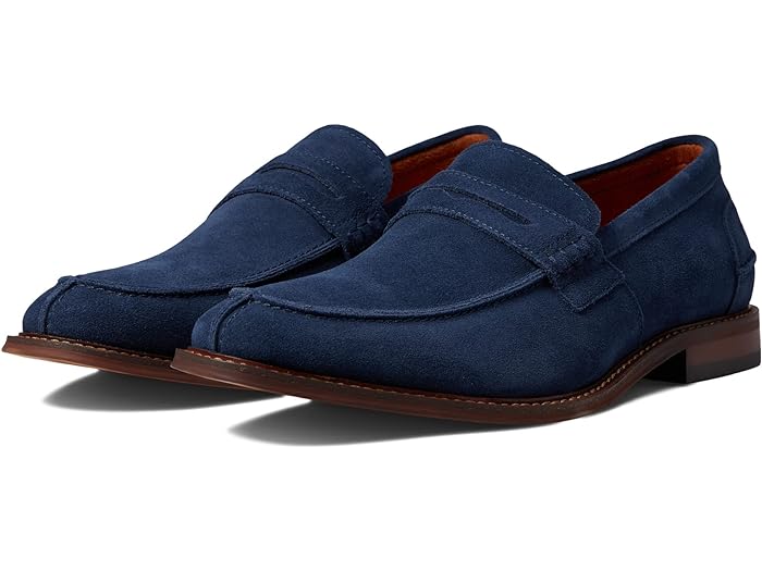 () XeCV[ A_X Y }[E yj[ Xbv-I [t@[ Stacy Adams men Stacy Adams Marlowe Penny Slip-On Loafer Navy Suede