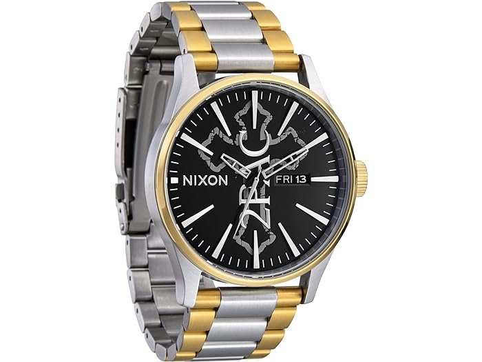 ニクソン 腕時計（メンズ） (取寄) ニクソン メンズ 2パック セントリー ステインレス スティール Nixon men Nixon 2PAC Sentry Stainless Steel Gold/Silver/Black