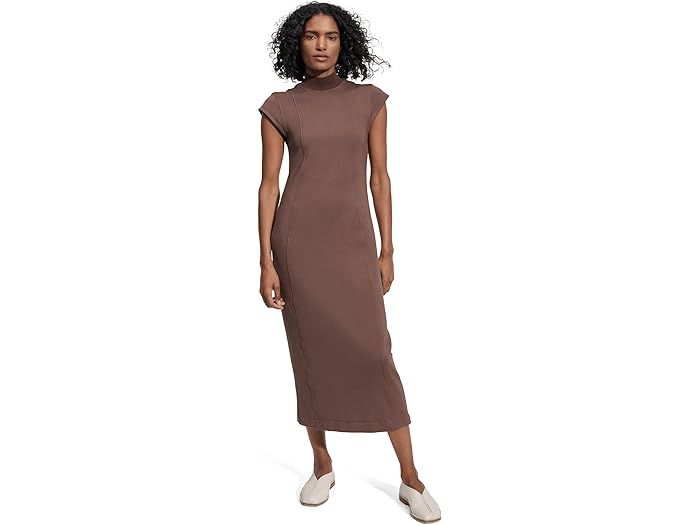 () o[[ fB[X ~fB hX Varley women Varley Taunton Midi Dress Chestnut