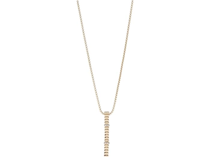 (取寄) ローレン ラルフローレン レディース アジャスタブル スライダー ペンダント ネックレス LAUREN Ralph Lauren women LAUREN Ralph Lauren Adjustable Slider Pendant Necklace Gold/Crystal