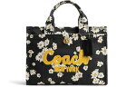 () R[` fB[X J[S g[g EBY t[ vg COACH women COACH Cargo Tote with Floral Print Black Multi