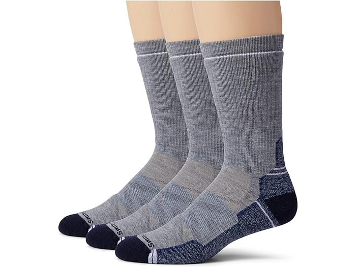 (取寄) スマートウール メンズ ハイク フル クッション クルー ソックス 3-パック Smartwool men Smartwool Hike Full Cushion Crew Socks 3-Pack Light Gray