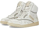 () R[` Y fBXgX U[ nC-gbv Xj[J[ COACH men COACH Distressed Leather High-Top Sneaker White