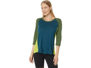 () ޡȥ ǥ ȥ饤 ޥƥ Х 3/4 ꡼ ƥ Smartwool women Smartwool Ultralite Mountain Bike 3/4 Sleeve Tee Twilight Blue/Fern Green