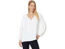 () BXJ[g fB[X O Slv Xvbg lbN uEU w GuC_[ Vince Camuto women Vince Camuto Raglan Slv Split Neck Blouse W Embroidery Ultra White