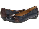 (取寄) コンフォーティヴァ レディース ポージー - ソフト スポッツ Comfortiva women Posie - Soft Spots Navy/Chocolate Velvet Sheep Nappa