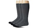 (取寄) カーハート メンズ フォース ミッドウエイト ロゴ クルー ソックス 3-パック Carhartt men Carhartt FORCE Midweight Logo Crew Socks 3-Pack Carbon Heather