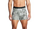 (取寄) アンダーアーマー メンズ パフォーマンス テック プリント 6 ボクサー ブリーフ Under Armour men Under Armour Performance Tech Print 6" Boxer Briefs White