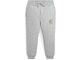 (取寄) ラルフローレン キッズ ボーイズ ロゴ フリース ジョガー パンツ (トドラー/リトル キッド) Polo Ralph Lauren Kids boys Polo Ralph Lauren Kids Logo Fleece Jogger Pants (Todder/Little Kid) Andover Heather