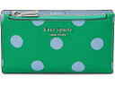 () PCgXy[h fB[X K TVC hbg vebh PVC X[ X oCtH[h EHbg Kate Spade New York women Kate Spade New York Morgan Sunshine Dot Printed Pvc Small Slim Bifold Wallet Candy Grass Multi