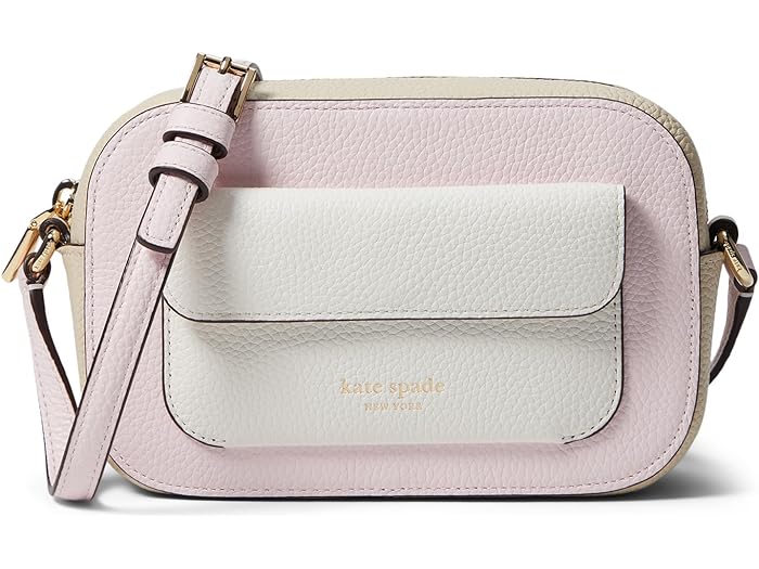 楽天スウィートラグ（取寄） ケイトスペード レディース アヴァ カラーブロック ペブルド レザー クロスボディ Kate Spade New York women Kate Spade New York Ava Colorblocked Pebbled Leather Crossbody Shimmer Pink Multi