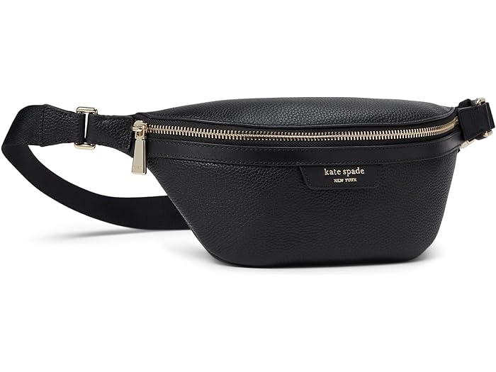 楽天スウィートラグ（取寄） ケイトスペード レディース ハドソン ペブルド レザー ベルト バッグ Kate Spade New York women Kate Spade New York Hudson Pebbled Leather Belt Bag Black