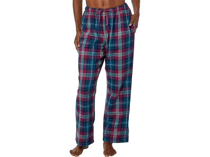 () GGr[ fB[X seB[g tl EW pc C vCh L.L.Bean women L.L.Bean Petite Flannel Lounge Pants Lined Plaid Dark Mulberry Plaid