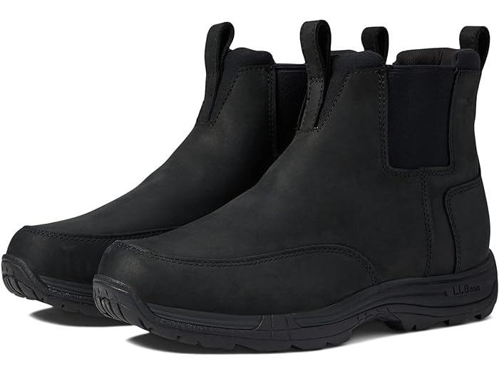 (取寄) エルエルビーン メンズ トラバース トレイル ブート レザー プル-オン ウォーター レジスタント インサレーテッド L.L.Bean men L.L.Bean Traverse Trail Boot Leather Pull-On Water Resistant Insulated Black