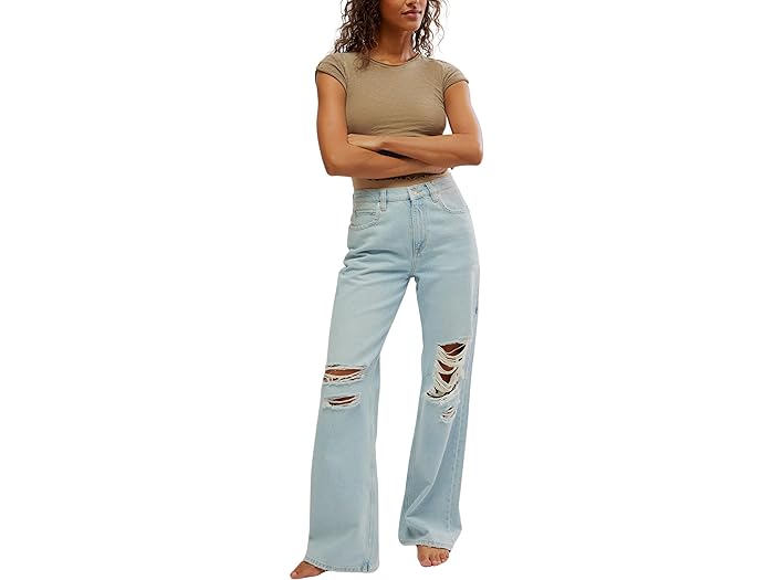 (取寄) フリーピープル レディース ティンズリー バギィ ハイライズ スキニー Free People women Free People Tinsley Baggy High-Rise Skinny Ripper