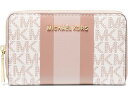 (取寄) マイケルコース レディース ジェット セット スモール ジップ アラウンド カード ケース MICHAEL Michael Kors women MICHAEL Michael Kors Jet Set Small Zip Around Card Case Optic White/Soft Pink