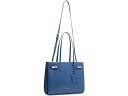 (取寄) アンクライン レディース トリプル コンパートメント ミニマル トート ウィズ ダブル ターンロック Anne Klein women Triple Compartment Minimal Tote with Double Turnlock Elemental Blue