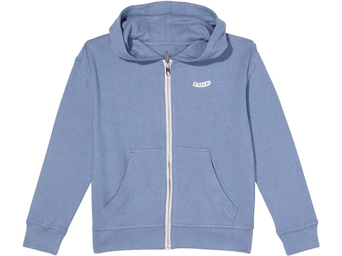 () ܥ륳७å 륺  å ե꡼ (ȥɥ顼/ȥ å/ӥå å) Volcom Kids girls Volcom Kids Lil Zip Fleece (Toddler/Little Kids/Big Kids) Washed Blue