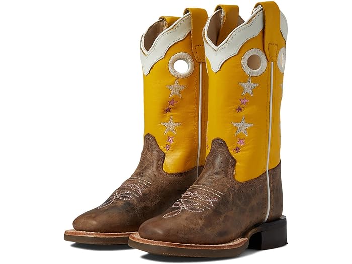 (取寄) オールドウェスト キッズブーツ ガールズ エール (トドラー/リトル キッド) Old West Kids Boots girls Old West Kids Boots Yell (Toddler/Little Kid) Cactus Brown Foot/Yellow Shaft