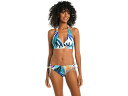 ()  uJ fB[X R[X^ p[ ofbg z^[ u La Blanca women La Blanca Coastal Palms Banded Halter Bra Ice Blue