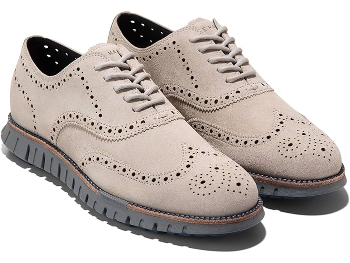 (取寄) コールハーン メンズ ゼログランド リマスタード ウィングチップ オックスフォード アンライン Cole Haan men Cole Haan Zerogrand Remastered Wingtip Oxford Unlined Dove/Blue Wing Teal/Tornado