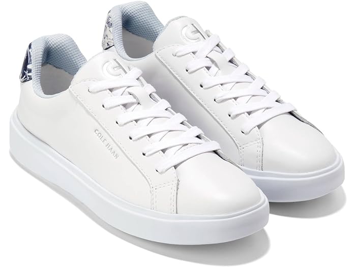 () ϡ ǥ   ǥ꡼ ˡ Cole Haan women Cole Haan Grand Crosscourt Daily Sneaker Optic White/Blue Toile