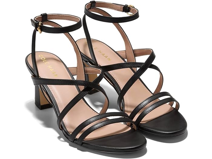 (取寄) コールハーン レディース アディ ストラップ サンダル Cole Haan women Cole Haan Addie Strappy Sandals Black Leather