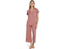 (取寄) エバージェイ レディース ジゼル - ザ クロップド パジャマ セット Eberjey women Eberjey Gisele - The Cropped Pajama Set Old Rose/Ivory