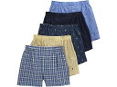 (取寄) ラルフローレン メンズ 5 パック クラシック フィット ウーブン ボクサー Polo Ralph Lauren men 5 Pack Classic...