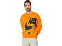 () iCL Y NRG am t[X N[ Nike men Nike NRG AM Fleece Crew Circuit Orange