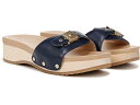 () hN^[V[ fB[X IWi gD XCh T_ Dr. Scholl's women Dr. Scholl's Original Too Slide Sandal Navy Blue Leather