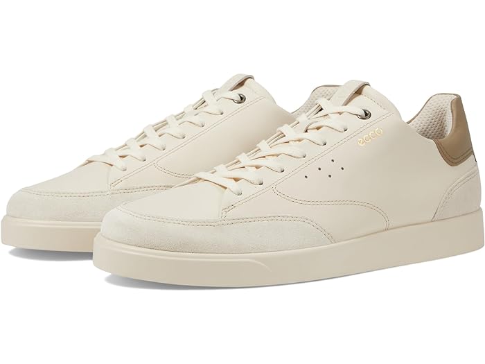 ()   ȥ꡼ 饤  ˡ ECCO men ECCO Street Lite Court Sneaker Limestone/Limestone/Nutmeg Brown