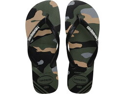 (取寄) ハワイアナス メンズ トップ カモ フリップ フロップ サンダル Havaianas men Havaianas Top Camo Flip Flop Sandal Green Olive 1