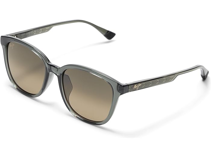 (取寄) マウイ ジム メンズ Maui Jim men Maui Jim Kuikahi Shiny Trans Dark Grey/Hcl Bronze Polarized