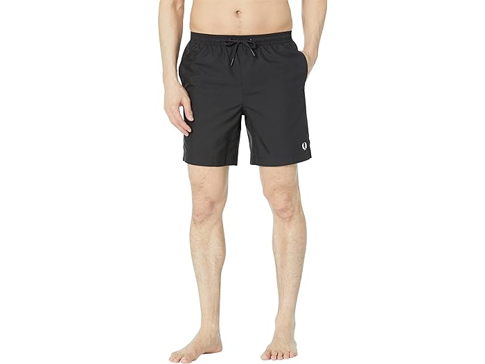 (取寄) フレッドペリー メンズ クラシック スイム ショーツ Fred Perry men Fred Perry Classic Swim Shorts Black