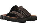 (取寄) ダナム メンズ ニューポート スライド Dunham men Newport Slide Dark Brown(4)
