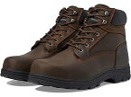 (取寄) ウルヴァリン メンズ カールズバッド ウォータープルーフ スティール トゥ 6 Wolverine men Wolverine Carlsbad Waterproof Steel Toe 6" Dark Brown