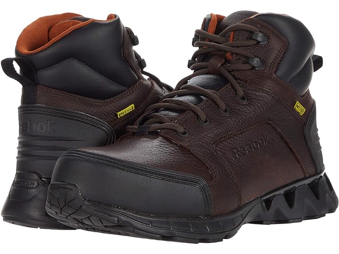 () [{bN [N Y WOLbN [N Reebok Work men Reebok Work Zigkick Work Dark Brown