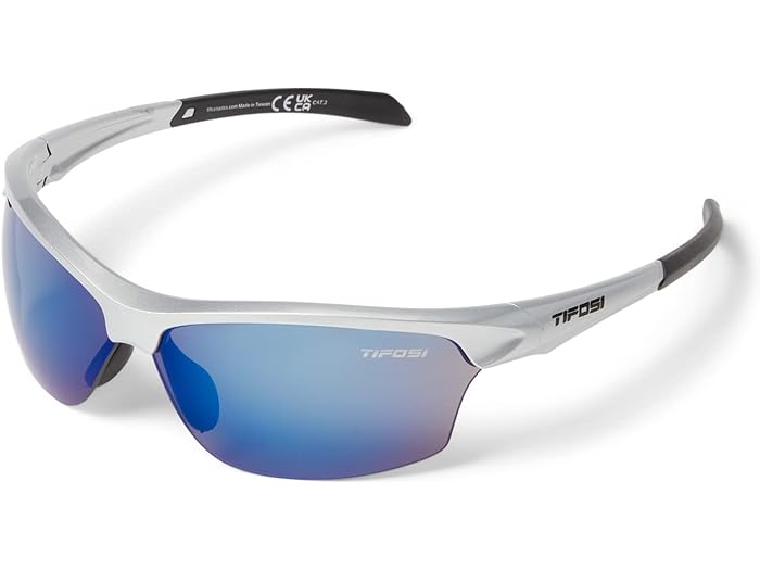 () eBtH[W IveBNX CeX Tifosi Optics Tifosi Optics Intense Metallic Silver Frame Smoke Blue Lens