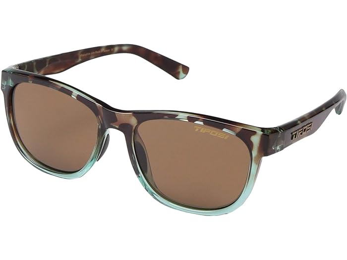 () eBtH[W IveBNX XN Tifosi Optics Tifosi Optics Swank Blue Confetti Frame Brown Polarized Lens