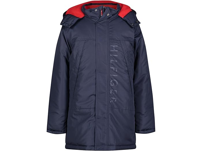 () ȥߡҥե å 륺 ƥ㡼 ֥å Ρ (ӥå å) Tommy Hilfiger Kids girls Tommy Hilfiger Kids Texture Block Snorkel (Big Kid) Navy Blazer